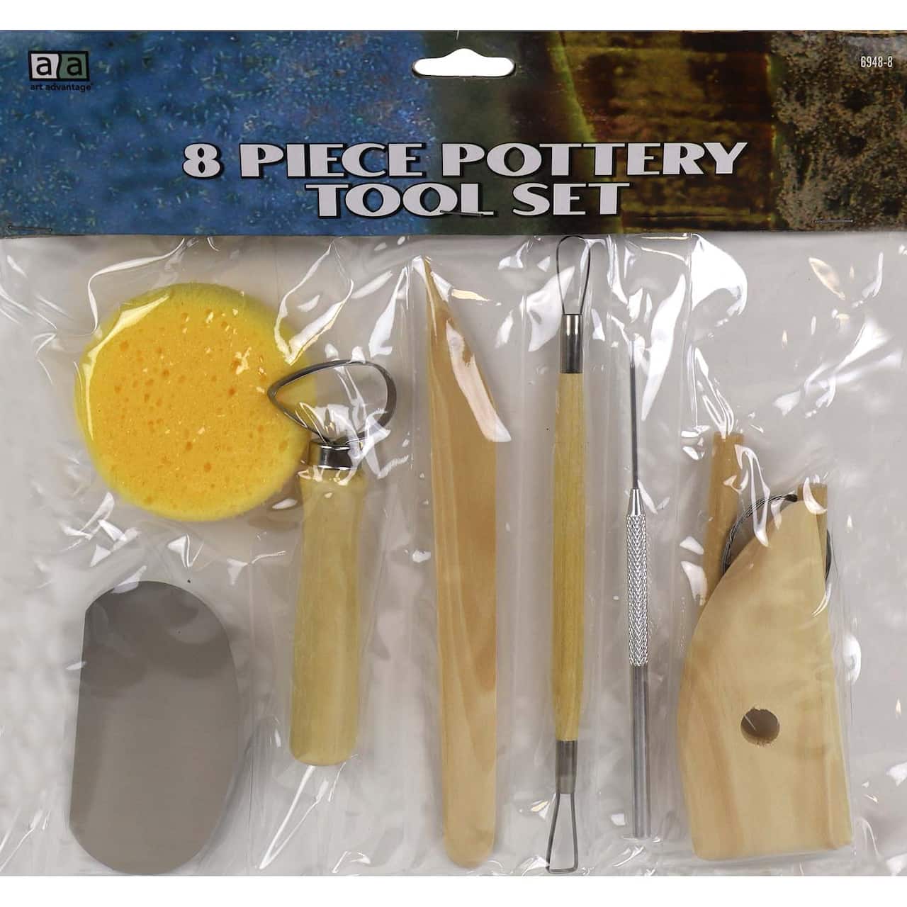 Art Advantage&#xAE; 8 Piece Pottery Tool Set